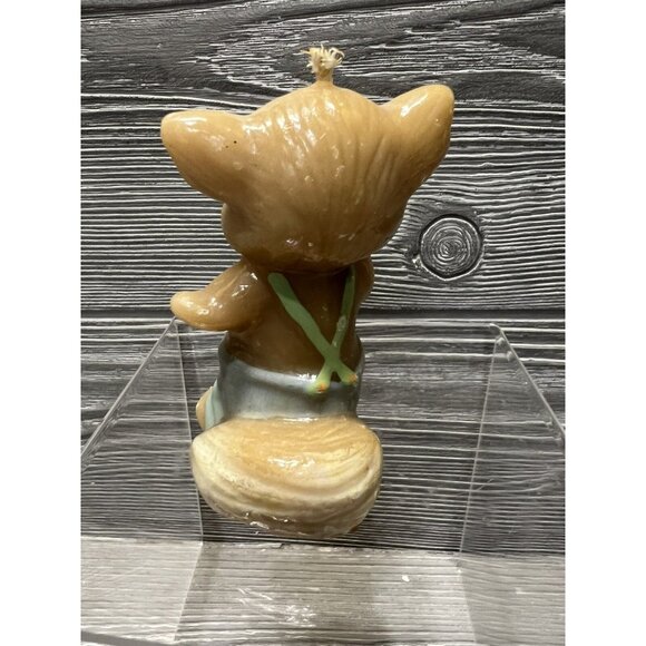 Vintage Kitty Cat Candle Feline Feelins 1980s Cute Figural Wax Kitten Decor - Picture 3 of 7